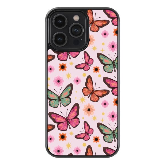 Butterfly Phone Case iPhone 16 Pro, 15 Pro, 14, Samsung Galaxy S25 Google Pixel - Picture 2 of 7